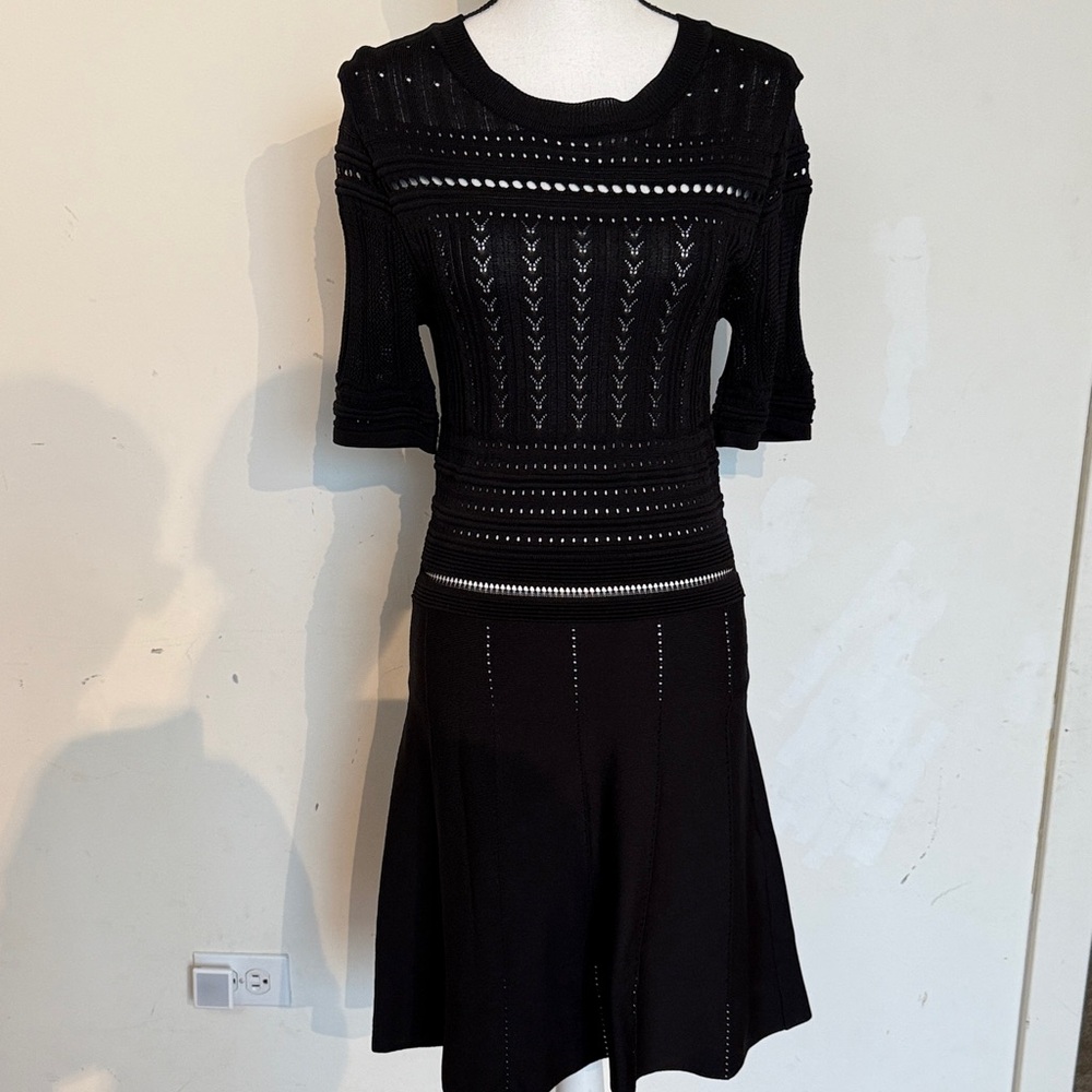 Zara Black Knit Dress